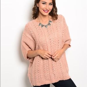 BNWT Pink Knit Sweater